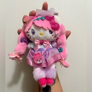 Hello Kitty Kawaii Sanrio Factory Tokyo plush keychain